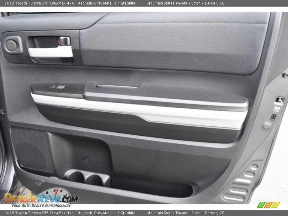 2018 Toyota Tundra SR5 CrewMax 4x4 Magnetic Gray Metallic / Graphite Photo #22