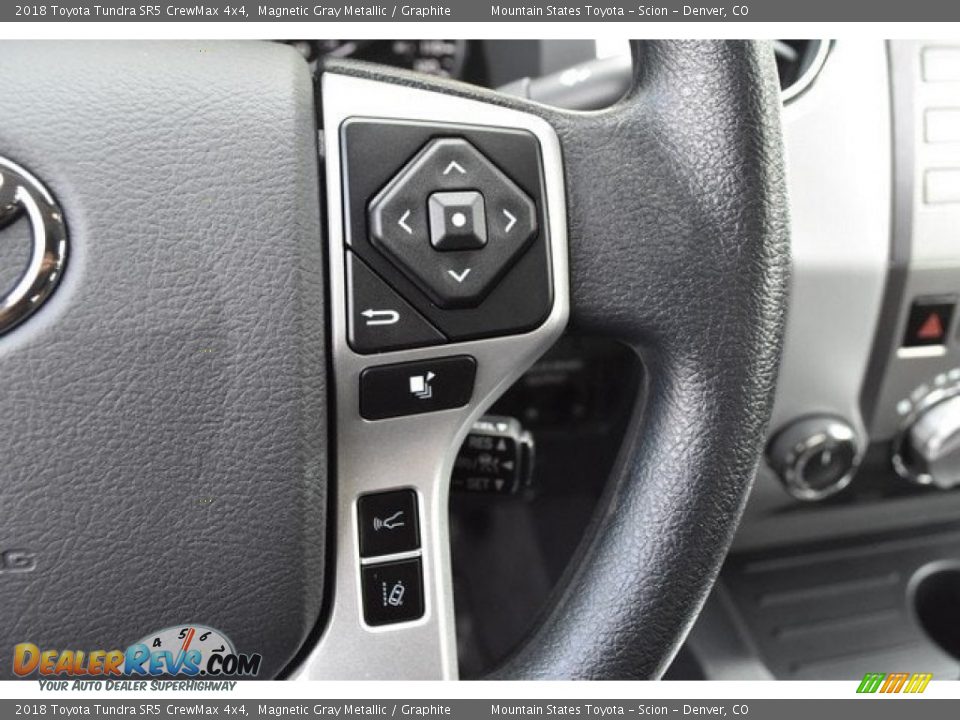 2018 Toyota Tundra SR5 CrewMax 4x4 Magnetic Gray Metallic / Graphite Photo #26