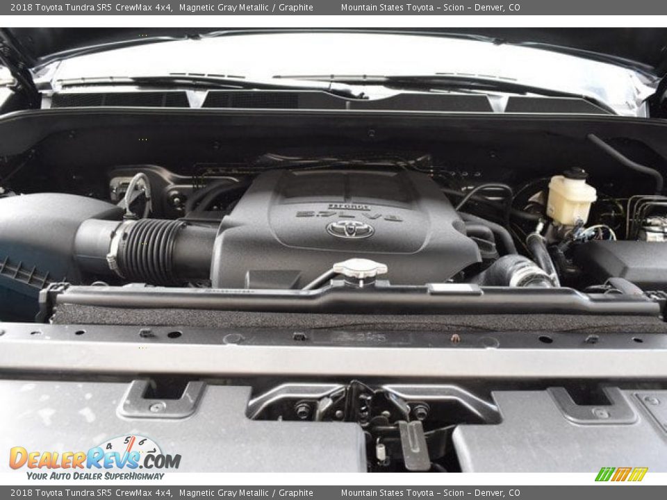 2018 Toyota Tundra SR5 CrewMax 4x4 Magnetic Gray Metallic / Graphite Photo #31