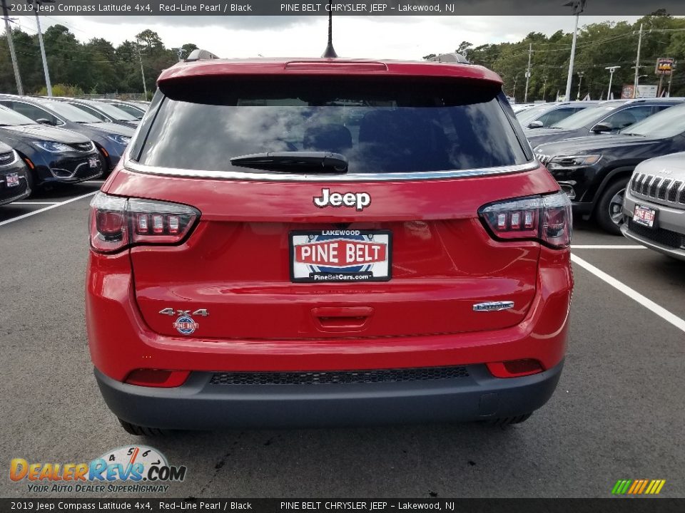 2019 Jeep Compass Latitude 4x4 Red-Line Pearl / Black Photo #5