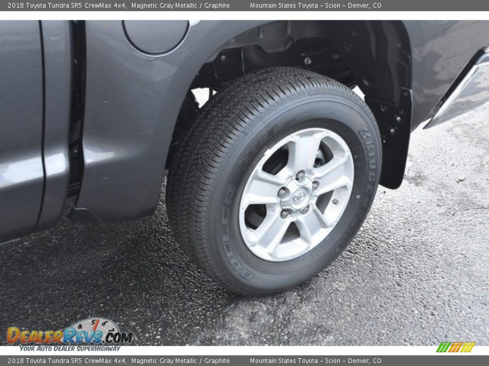 2018 Toyota Tundra SR5 CrewMax 4x4 Magnetic Gray Metallic / Graphite Photo #33