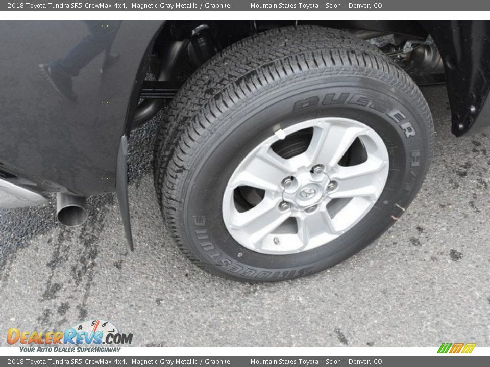 2018 Toyota Tundra SR5 CrewMax 4x4 Magnetic Gray Metallic / Graphite Photo #34