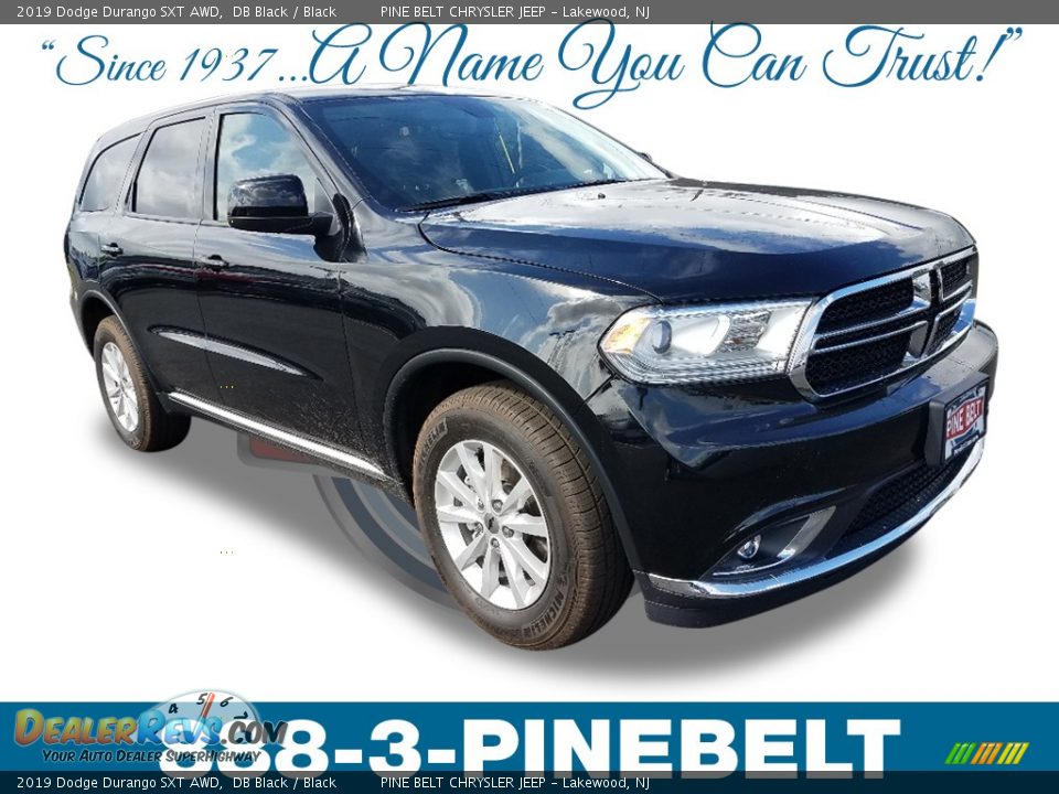2019 Dodge Durango SXT AWD DB Black / Black Photo #1