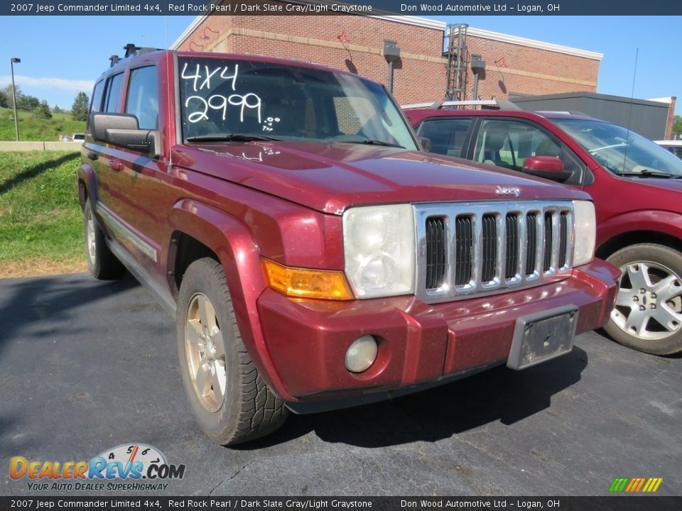 2007 Jeep Commander Limited 4x4 Red Rock Pearl / Dark Slate Gray/Light Graystone Photo #1