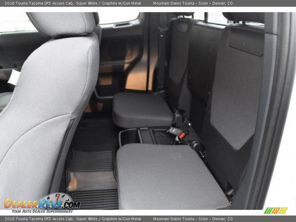 2018 Toyota Tacoma SR5 Access Cab Super White / Graphite w/Gun Metal Photo #15