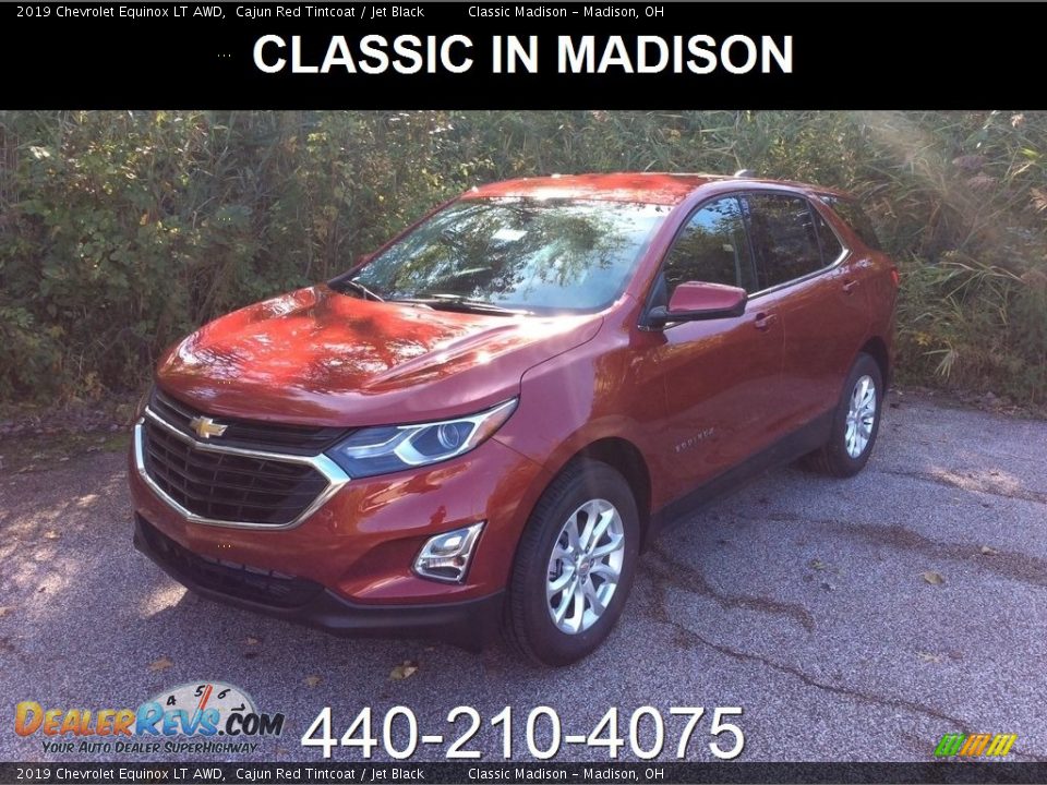 2019 Chevrolet Equinox LT AWD Cajun Red Tintcoat / Jet Black Photo #1