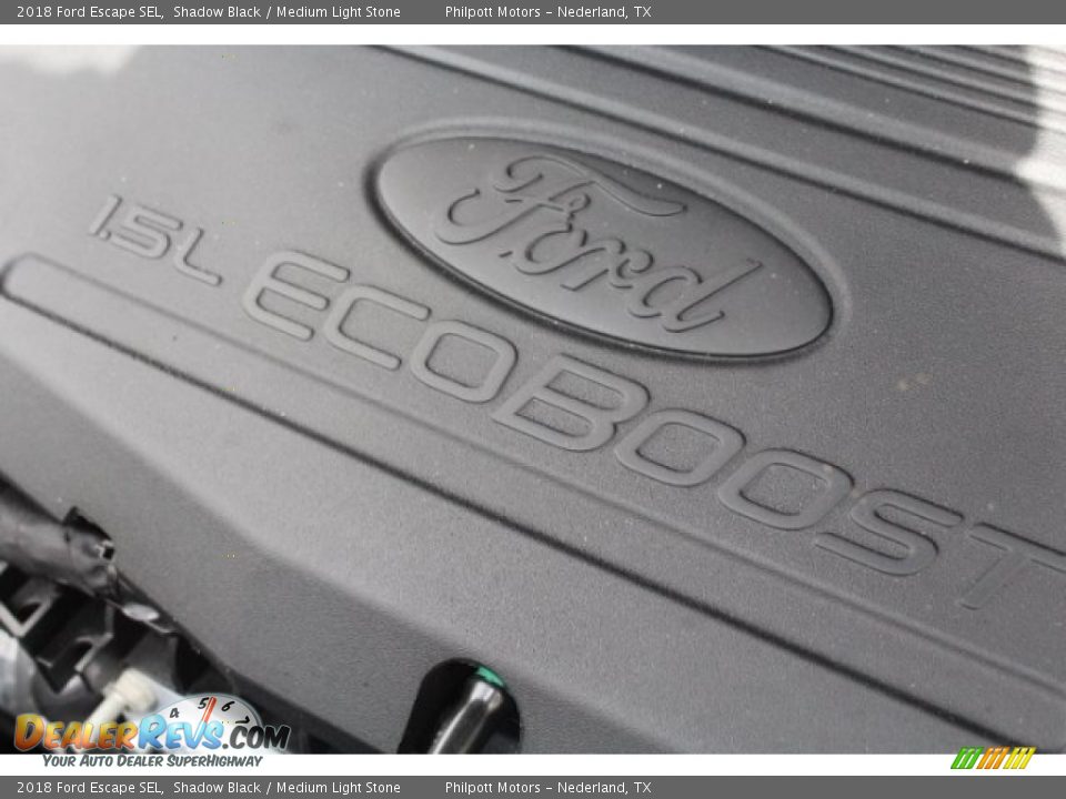 2018 Ford Escape SEL Shadow Black / Medium Light Stone Photo #36