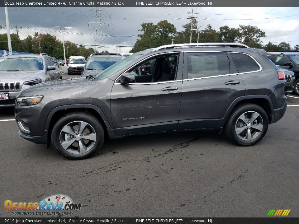 2019 Jeep Cherokee Limited 4x4 Granite Crystal Metallic / Black Photo #3
