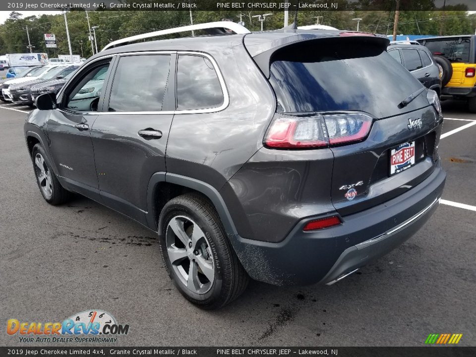 2019 Jeep Cherokee Limited 4x4 Granite Crystal Metallic / Black Photo #4