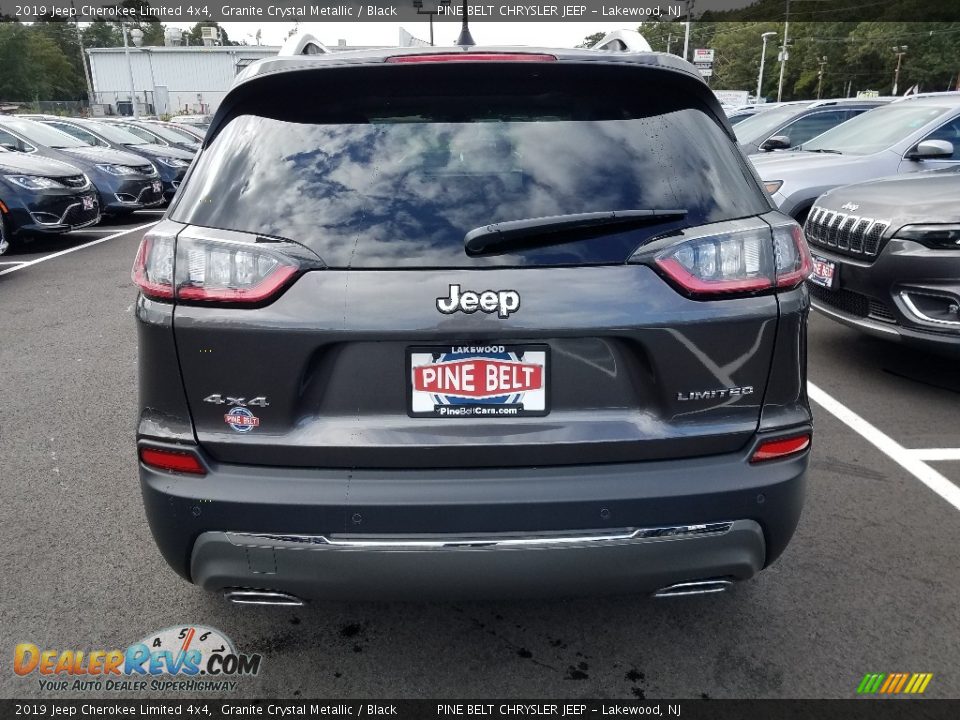 2019 Jeep Cherokee Limited 4x4 Granite Crystal Metallic / Black Photo #5