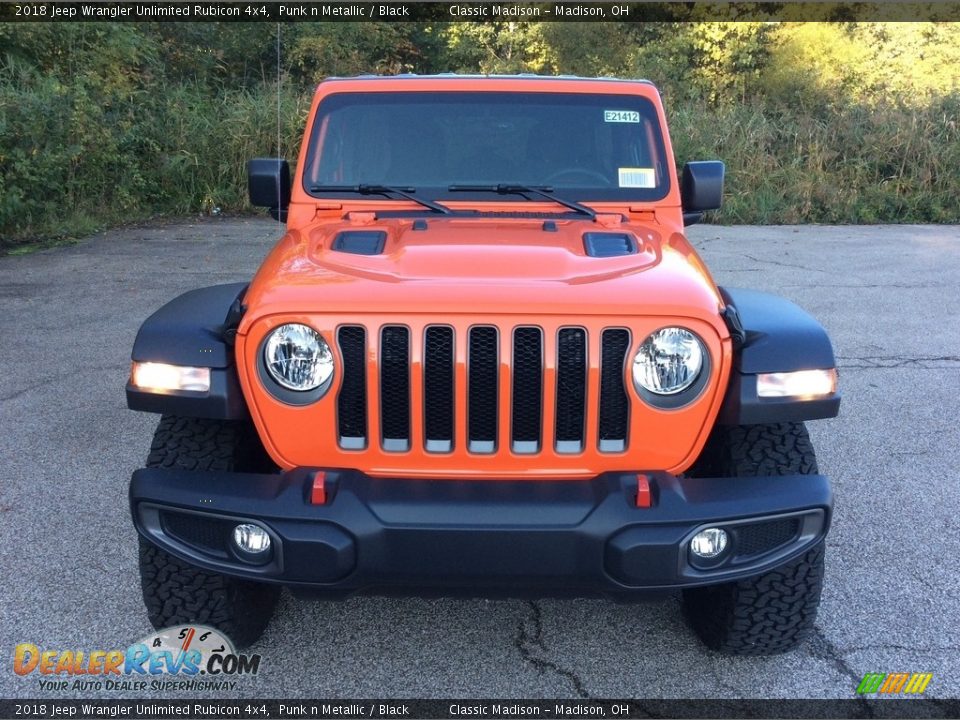 2018 Jeep Wrangler Unlimited Rubicon 4x4 Punk n Metallic / Black Photo #2
