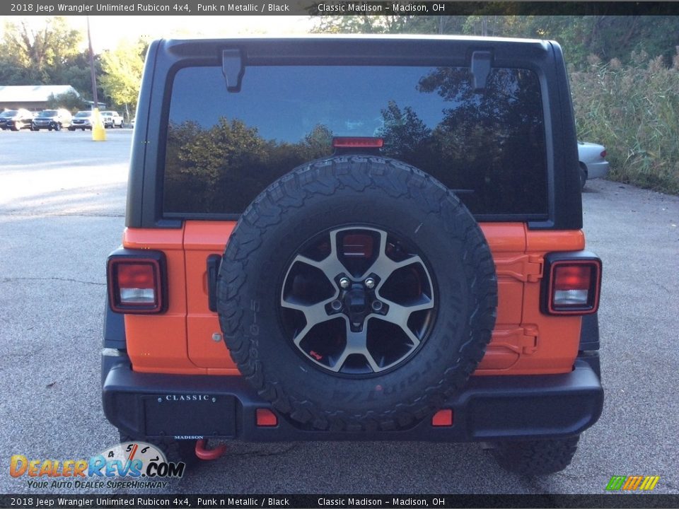 2018 Jeep Wrangler Unlimited Rubicon 4x4 Punk n Metallic / Black Photo #5