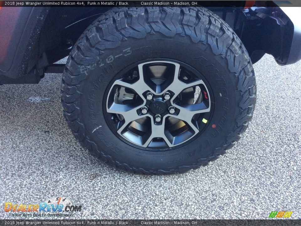 2018 Jeep Wrangler Unlimited Rubicon 4x4 Punk n Metallic / Black Photo #7