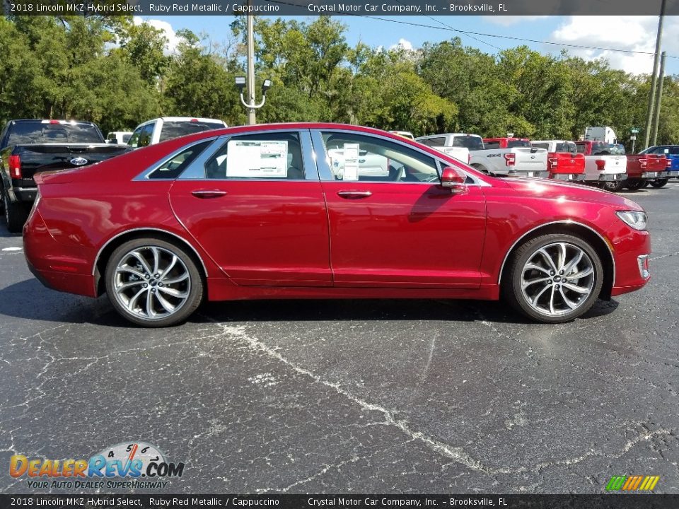 Ruby Red Metallic 2018 Lincoln MKZ Hybrid Select Photo #6