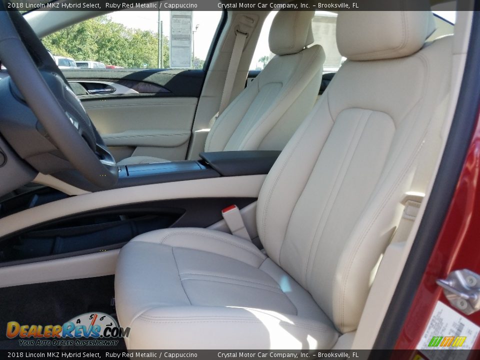 Front Seat of 2018 Lincoln MKZ Hybrid Select Photo #9