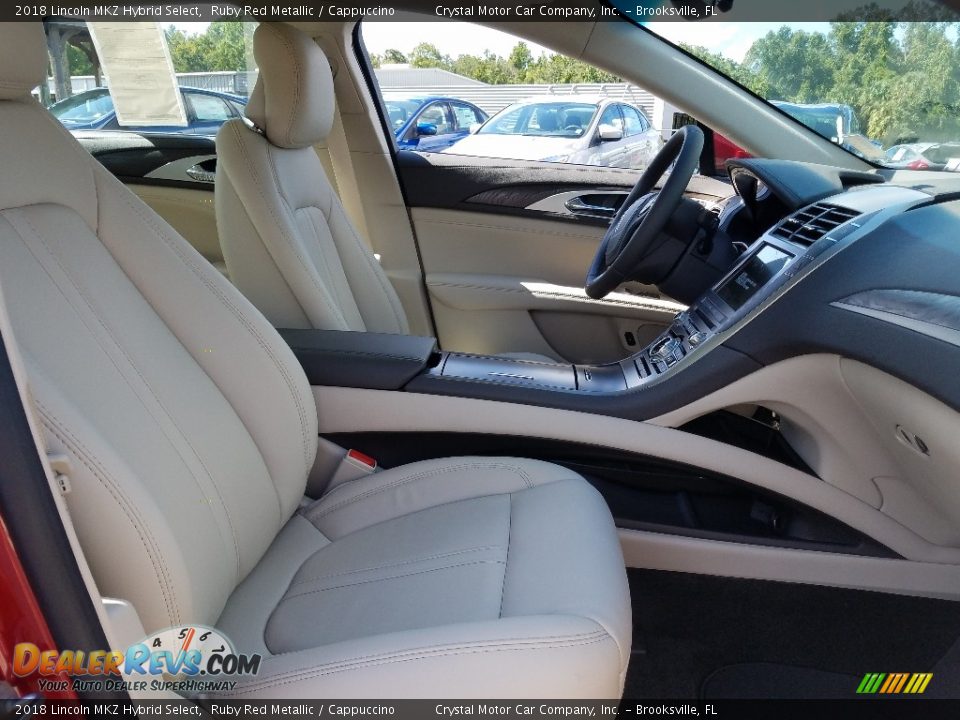 2018 Lincoln MKZ Hybrid Select Ruby Red Metallic / Cappuccino Photo #11