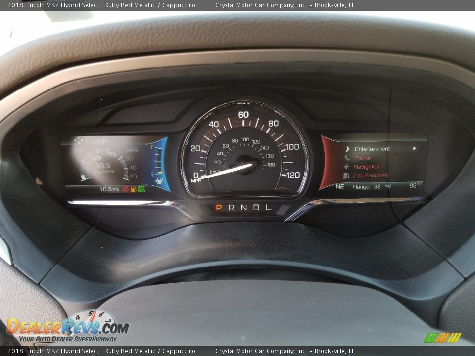 2018 Lincoln MKZ Hybrid Select Gauges Photo #14