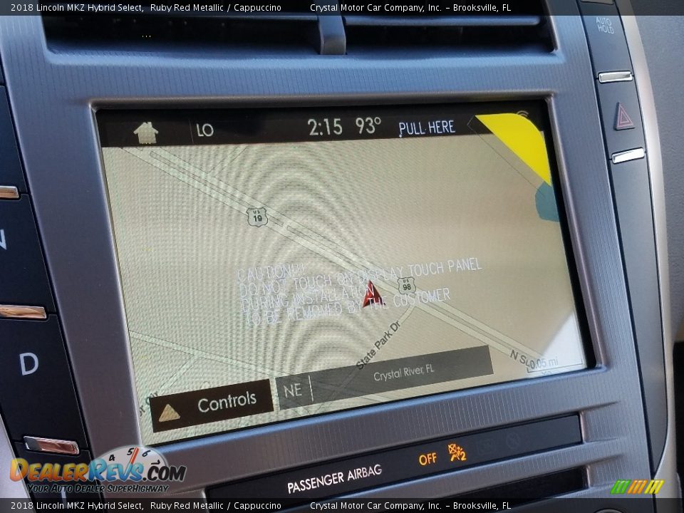 Navigation of 2018 Lincoln MKZ Hybrid Select Photo #15