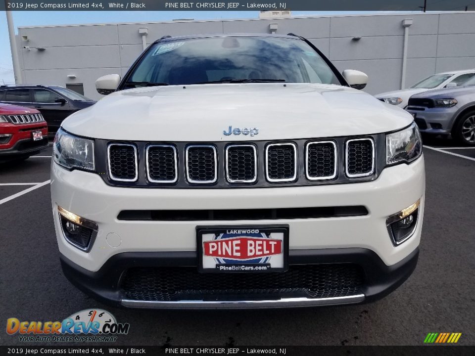 2019 Jeep Compass Limited 4x4 White / Black Photo #2