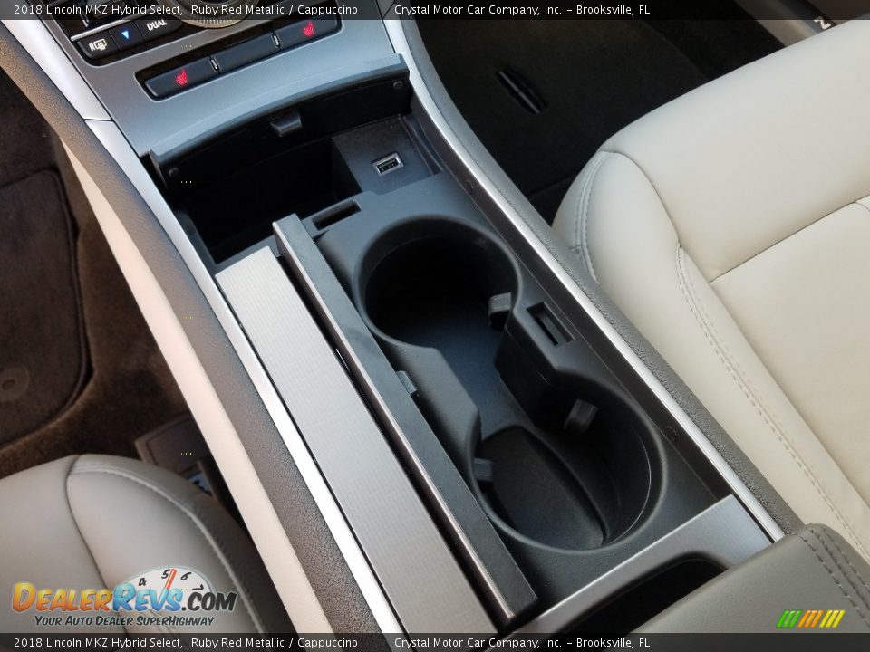 2018 Lincoln MKZ Hybrid Select Ruby Red Metallic / Cappuccino Photo #17