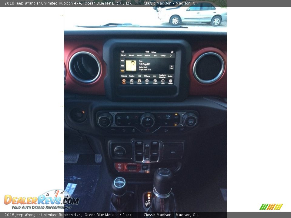 2018 Jeep Wrangler Unlimited Rubicon 4x4 Ocean Blue Metallic / Black Photo #13