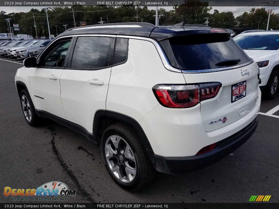 2019 Jeep Compass Limited 4x4 White / Black Photo #4