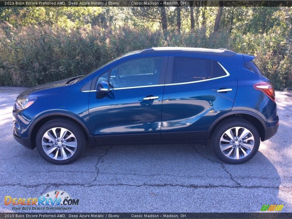 2019 Buick Encore Preferred AWD Deep Azure Metallic / Ebony Photo #3