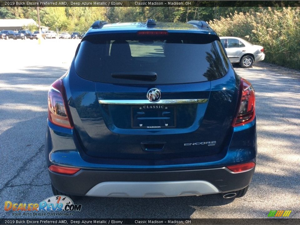 2019 Buick Encore Preferred AWD Deep Azure Metallic / Ebony Photo #5