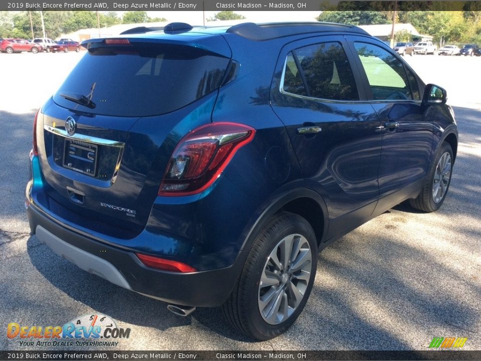 2019 Buick Encore Preferred AWD Deep Azure Metallic / Ebony Photo #6