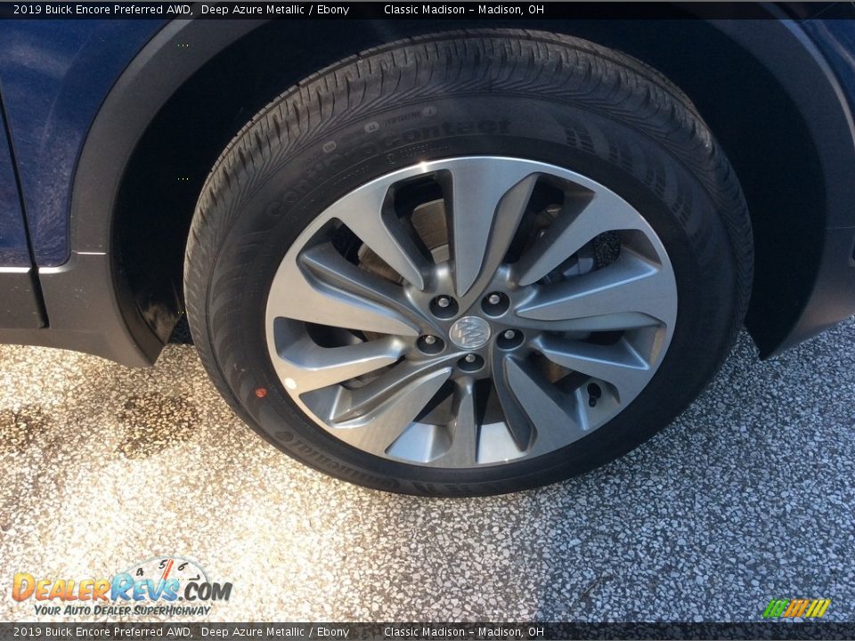 2019 Buick Encore Preferred AWD Deep Azure Metallic / Ebony Photo #7