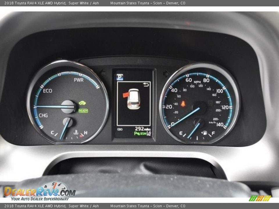 2018 Toyota RAV4 XLE AWD Hybrid Super White / Ash Photo #29