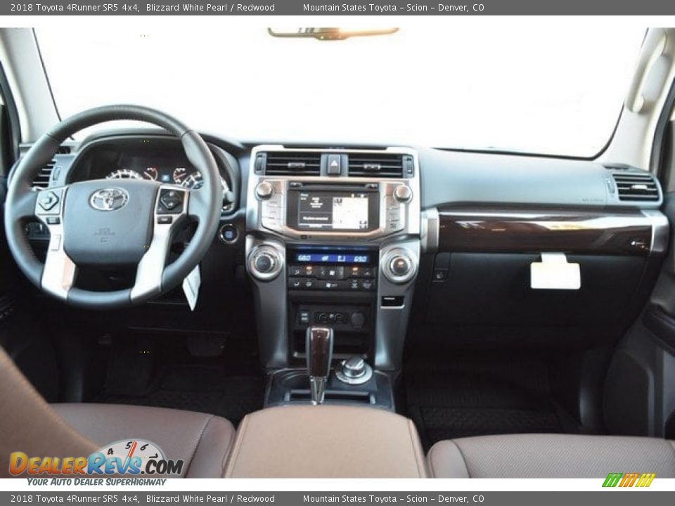 2018 Toyota 4Runner SR5 4x4 Blizzard White Pearl / Redwood Photo #8