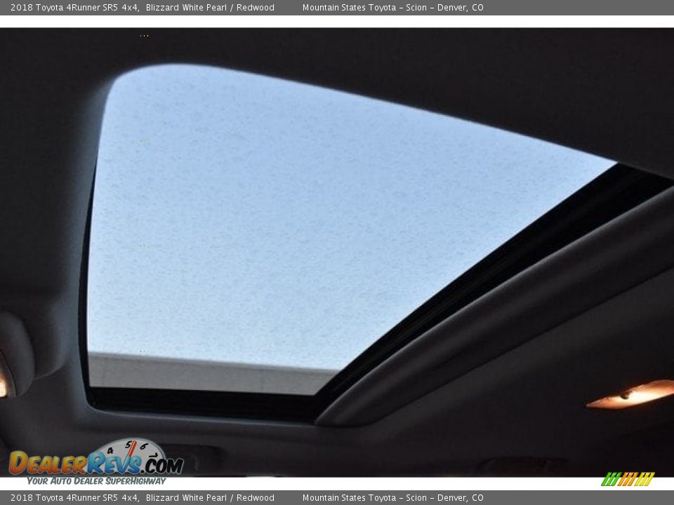 2018 Toyota 4Runner SR5 4x4 Blizzard White Pearl / Redwood Photo #9