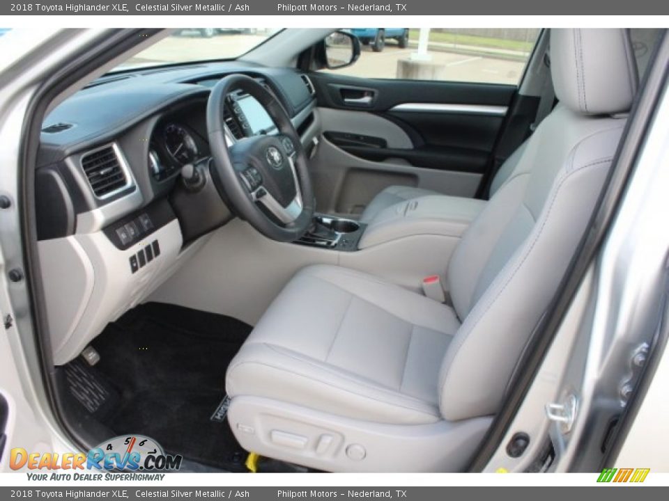 2018 Toyota Highlander XLE Celestial Silver Metallic / Ash Photo #14
