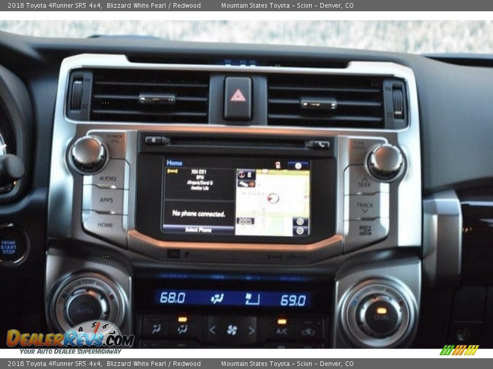 2018 Toyota 4Runner SR5 4x4 Blizzard White Pearl / Redwood Photo #10