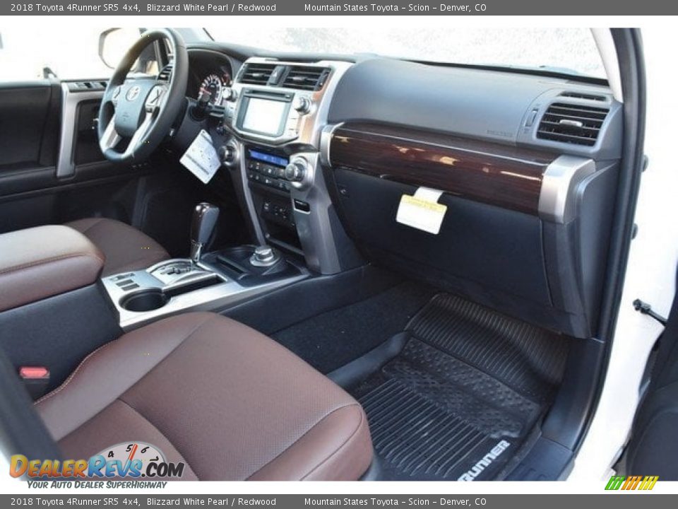 2018 Toyota 4Runner SR5 4x4 Blizzard White Pearl / Redwood Photo #11