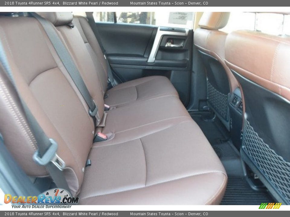 2018 Toyota 4Runner SR5 4x4 Blizzard White Pearl / Redwood Photo #18