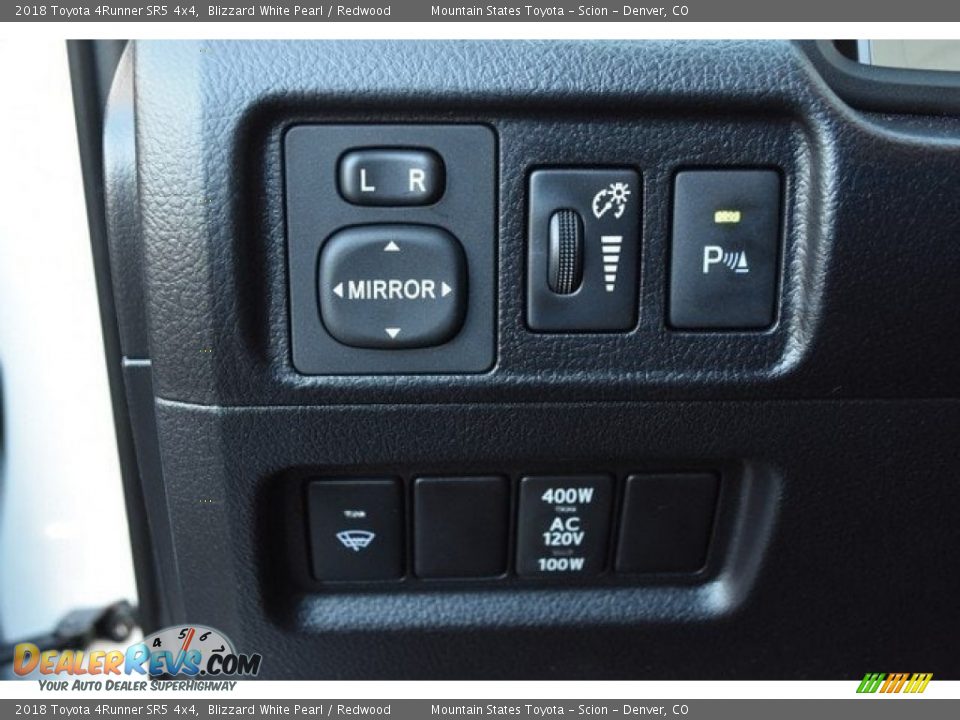 2018 Toyota 4Runner SR5 4x4 Blizzard White Pearl / Redwood Photo #26