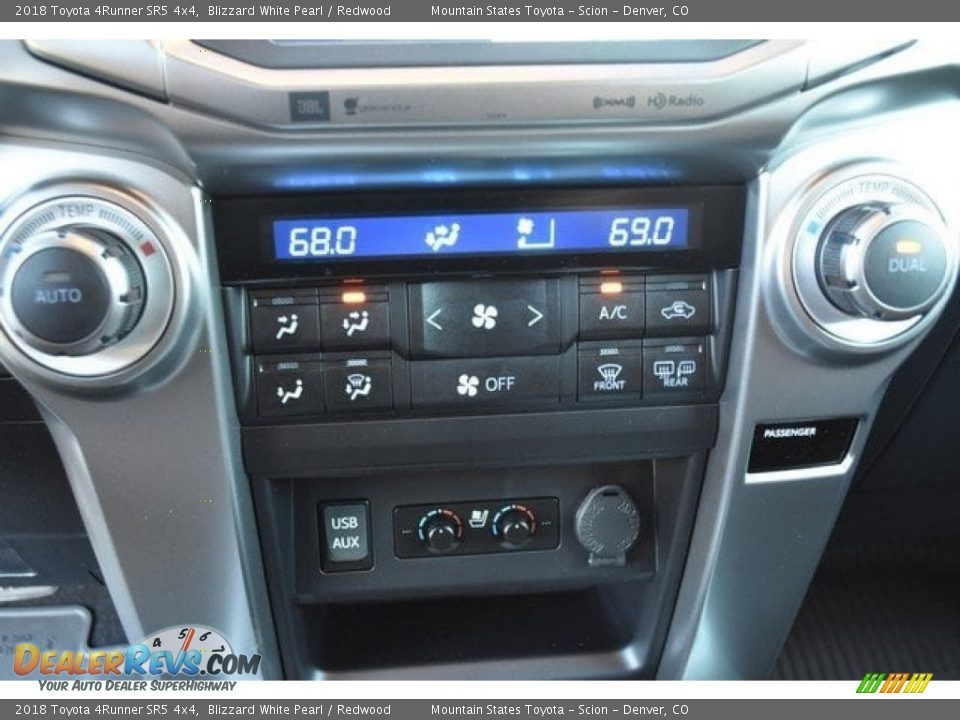 2018 Toyota 4Runner SR5 4x4 Blizzard White Pearl / Redwood Photo #30