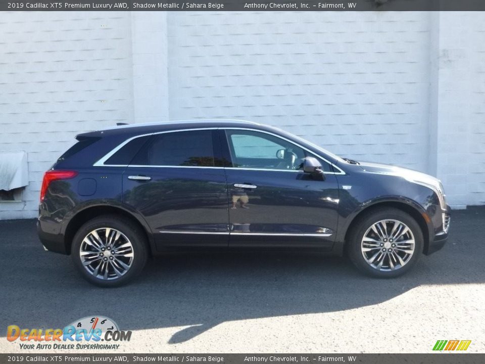 2019 Cadillac XT5 Premium Luxury AWD Shadow Metallic / Sahara Beige Photo #3