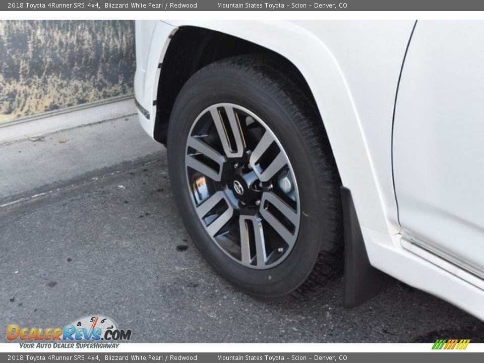 2018 Toyota 4Runner SR5 4x4 Blizzard White Pearl / Redwood Photo #33