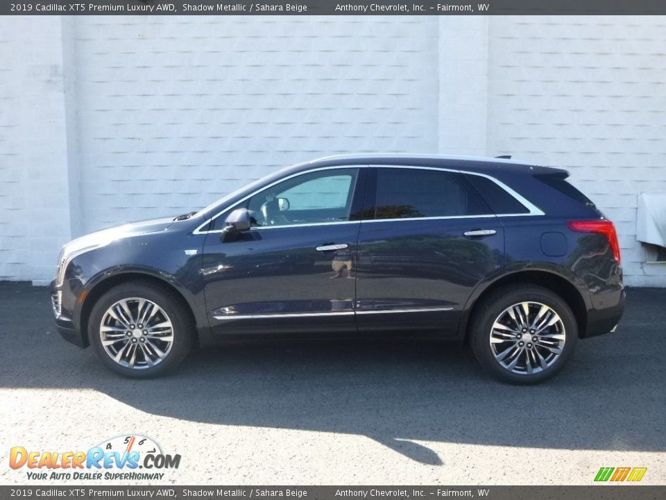 2019 Cadillac XT5 Premium Luxury AWD Shadow Metallic / Sahara Beige Photo #4