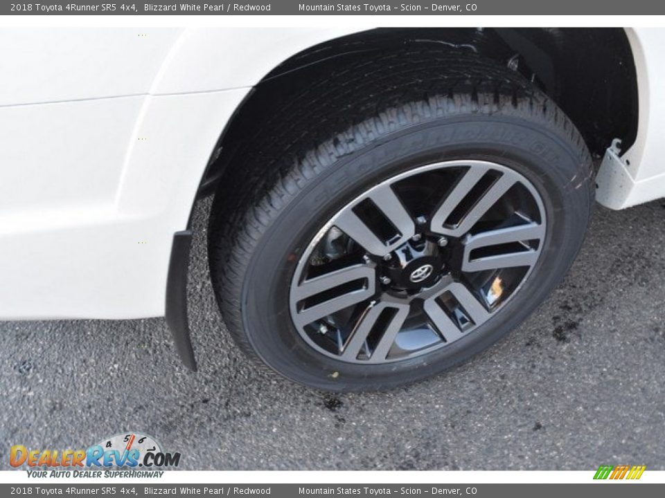 2018 Toyota 4Runner SR5 4x4 Blizzard White Pearl / Redwood Photo #35