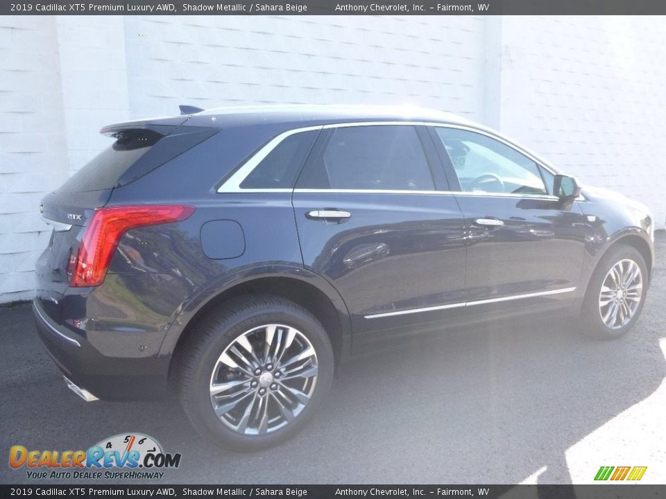 2019 Cadillac XT5 Premium Luxury AWD Shadow Metallic / Sahara Beige Photo #5