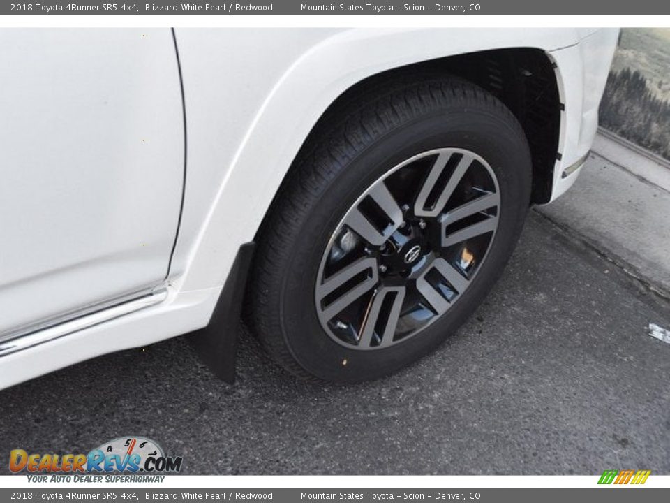 2018 Toyota 4Runner SR5 4x4 Blizzard White Pearl / Redwood Photo #36