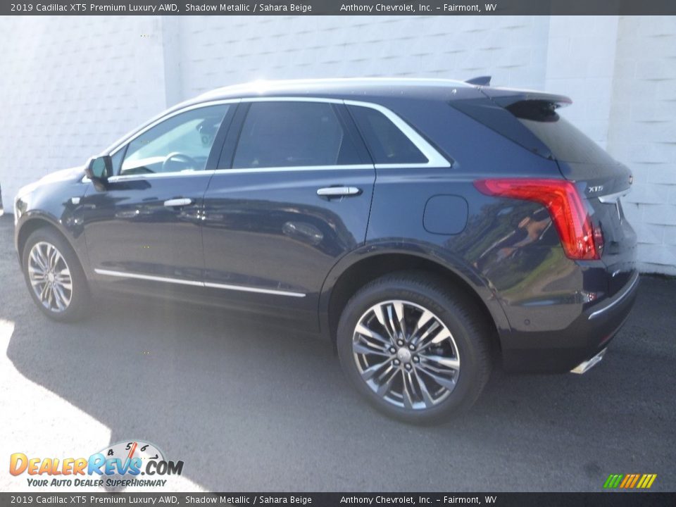 2019 Cadillac XT5 Premium Luxury AWD Shadow Metallic / Sahara Beige Photo #6