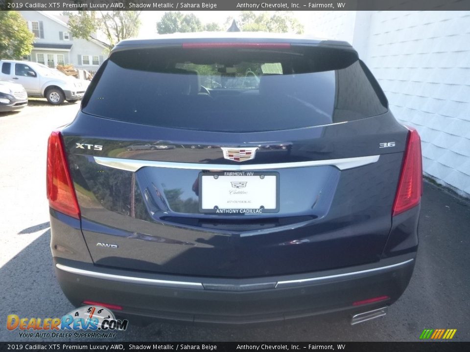 2019 Cadillac XT5 Premium Luxury AWD Shadow Metallic / Sahara Beige Photo #7