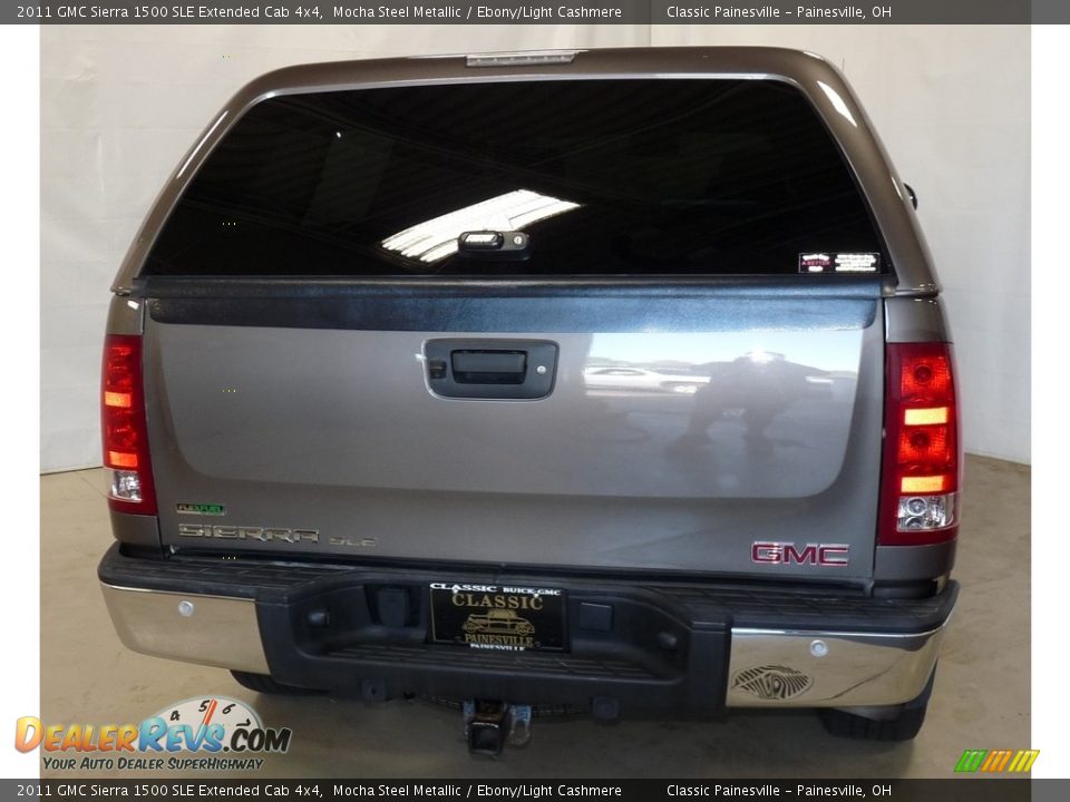 2011 GMC Sierra 1500 SLE Extended Cab 4x4 Mocha Steel Metallic / Ebony/Light Cashmere Photo #3