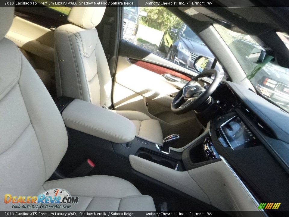 2019 Cadillac XT5 Premium Luxury AWD Shadow Metallic / Sahara Beige Photo #10