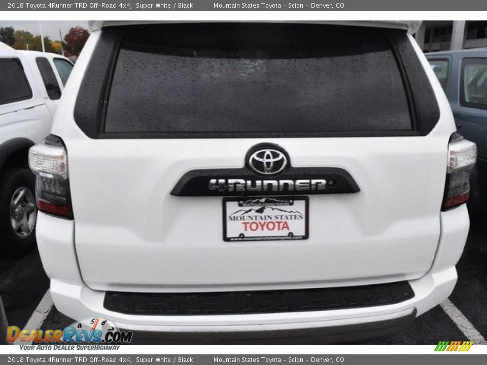 2018 Toyota 4Runner TRD Off-Road 4x4 Super White / Black Photo #6
